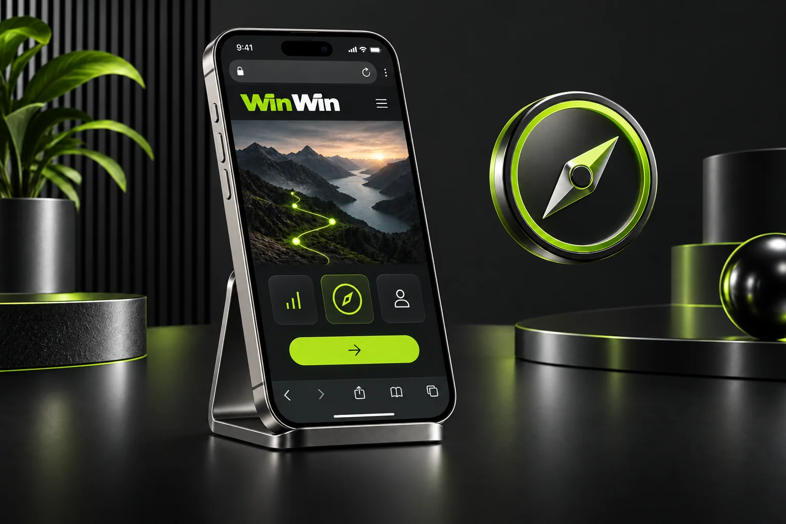 العب من متصفح iPhone أو iPad · WinWin