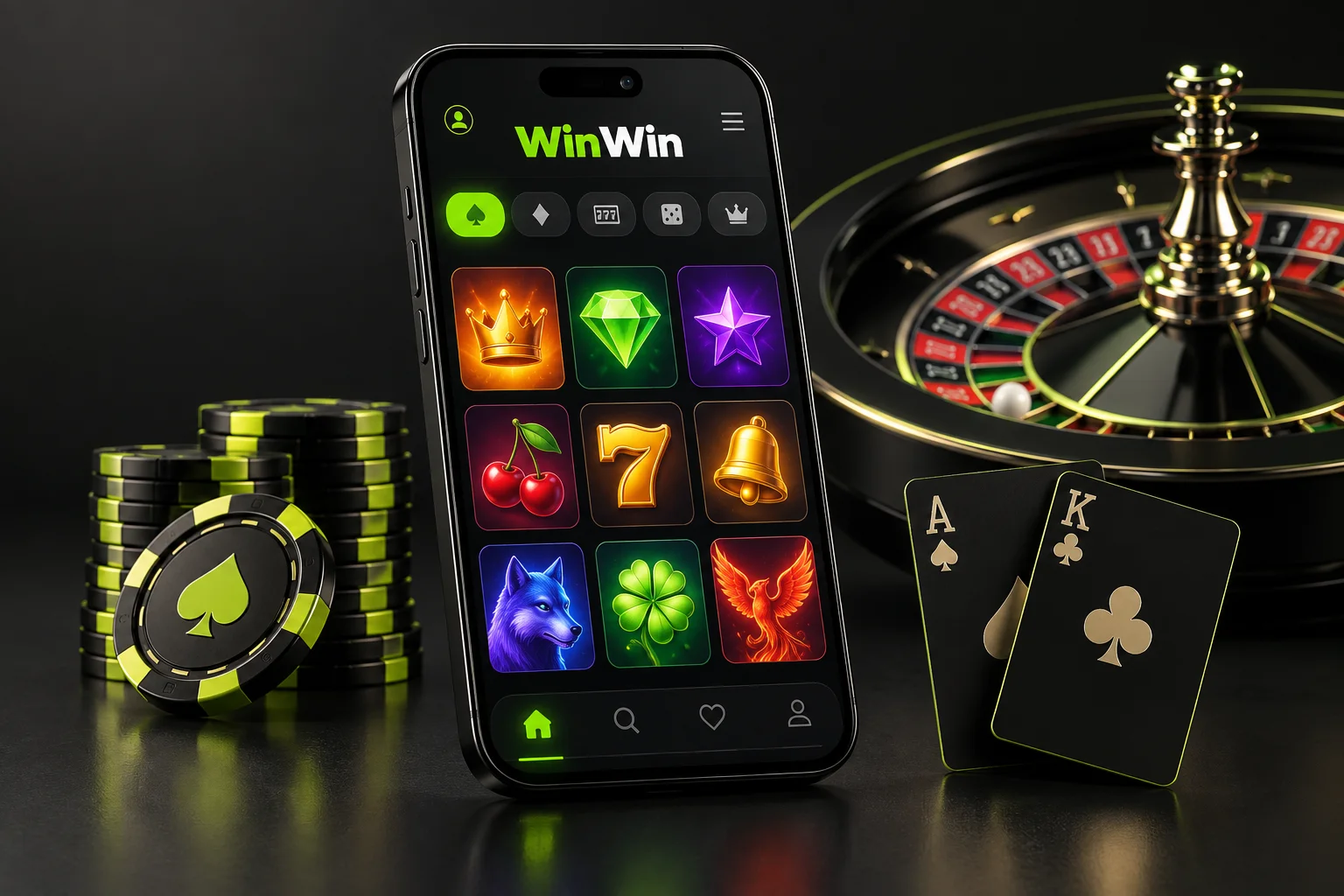 افتح اللعبة وتعرف على قواعدها · WinWin